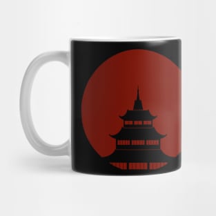 Japanese temple Mug